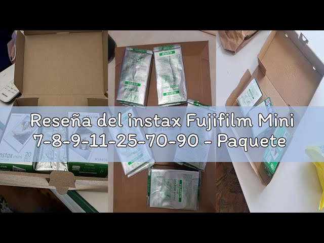 Vídeo relacionado con instax Fujifilm Mini 7-8-9-11-25-70-90 - Paquete de 50 películas