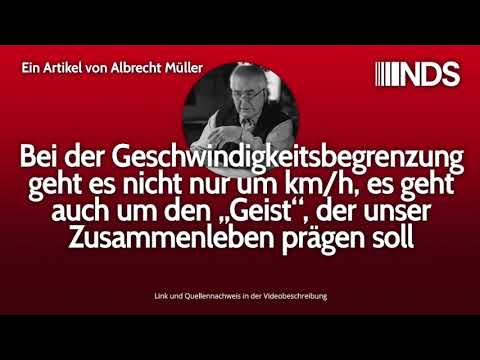 Bei der Geschwindigkeitsbegrenzung geht es auch um den „Geist“ unseres Zusammenlebens