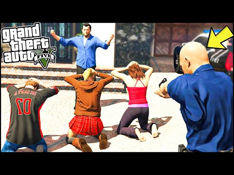 PUÒ la POLIZIA ARRESTARE la FAMIGLIA di MICHAEL? GTA 5 ITA