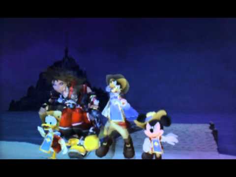 Kingdom Hearts 3D Cutscene 117 - Sora Country of the Musketeers 7