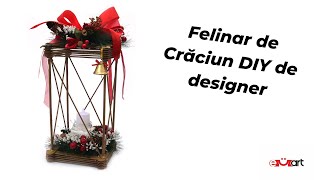 Felinar de Crăciun DIY cu Design Unic 