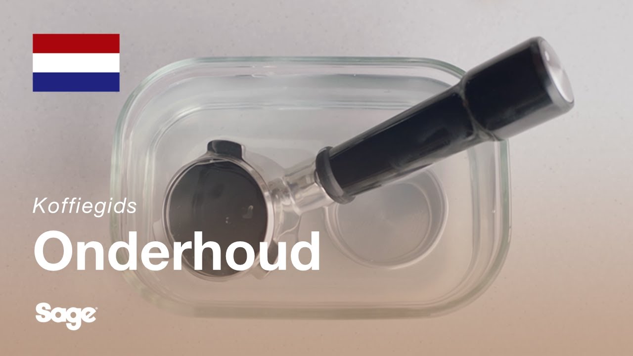 Hoe je het portafilter en de filtermand schoonmaakt