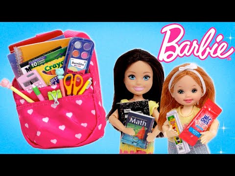 Barbie & Ken Doll Family Pack Backpacks for School