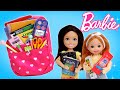 Barbie Ken Doll Family Pack Backpacks For School