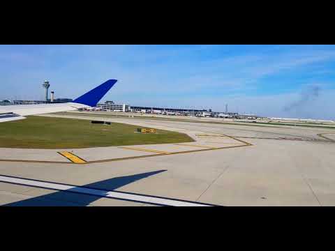 Half Runway 🛫 Takeoff Chicago O'Hare to Salt Lake City Delta a220-100