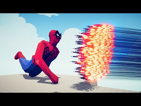 100x SPIDERMAN + GIANT vs EVERY GOD Part 2 - Totally Accurate Battle Simulator TABS