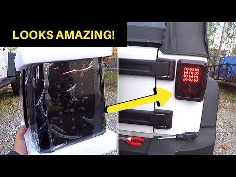 Installing Xprite LED Jeep Wrangler Taillights!