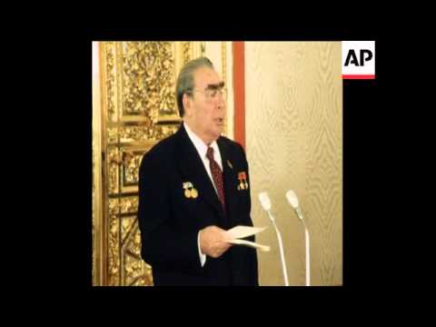 UPITN 16 11 78 SOVIET COSMONAUTS AWARDED HIGHEST TITLES OF USSR