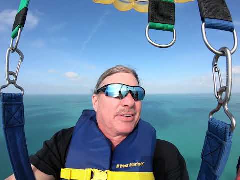 Parasailing 01.04.2019 in the Florida Keys in the Gulf!