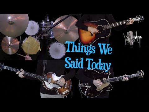 Things We Said Today - Guitar, Bass, Drums and Keyboard Cover