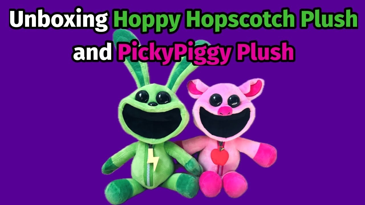 Unboxing Hoppy Hopscotch Plush and PickyPiggy Plush (THEY’RE FINALLY HERE!) 🐰🐷