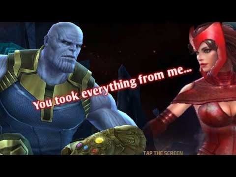 Marvel future fight Scarlet witch New uniform review build up and gameplay