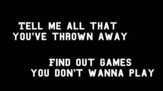 Video thumbnail of "The All American Rejects - Dirty little secret (Lyrics)"