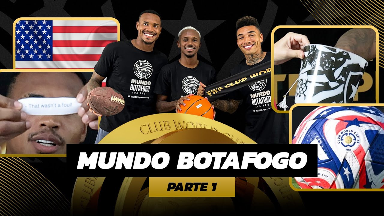 VÍDEO: John, Jeffinho e Igor Jesus se arriscam no inglês no segundo episódio do Mundo Botafogo