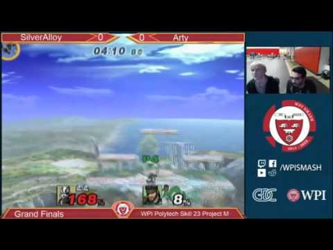 WPI PTS 23 - Silver Alloy (Wolf, Sheik, Ike) vs Arty (Snake, C.Falcon) - Project M - Grand Finals
