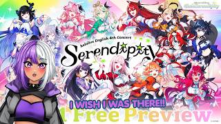 VTuber reacts to "Hololive English 4th Concert Serendipity Day 1 Free Preview"
