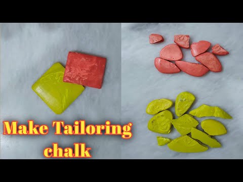 tailoring chalk k tukro se new #tailoring chalk bnaye easy make /new tailoring chalk/