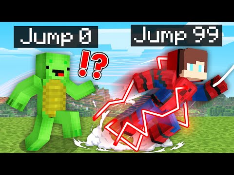 OVERJUMP Speedrunner VS Hunter in Minecraft - Maizen