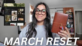 how to get your life together so you can live slowly | MARCH RESET