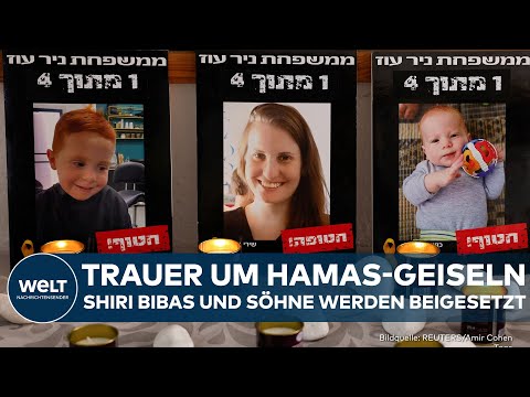 ISRAEL: Nach Tod in Geiselhaft der Hamas! Shiri Bibas und ihre Söhne werden beigesetzt