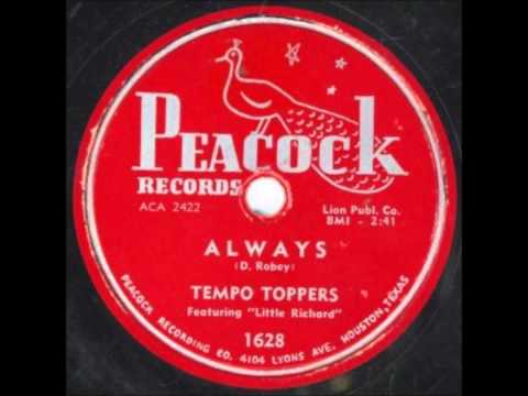 Tempo Toppers featuring Little Richard - Rice, Red Beans and Turnip Greens - Peacock 1628 - 1954