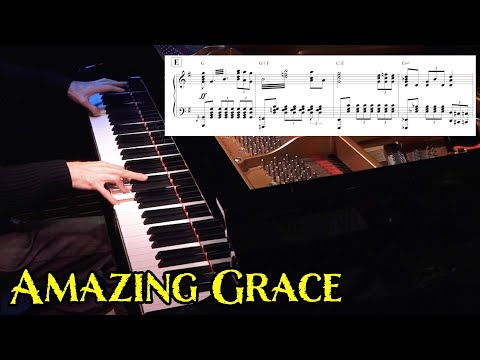 Amazing Grace - Jazz Piano Arrangement by Jacob Koller (Sheet Music)