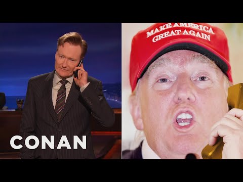 Donald Trump Calls Conan To Set The Record Straight About Russia | CONAN on TBS