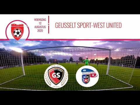 Hoogtepunten Geusselt Sport-West United (MCT2020) 12-08-2020
