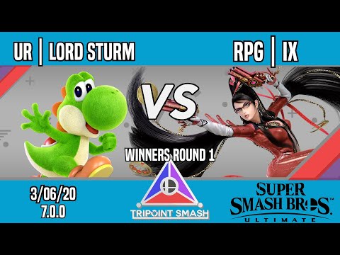 Tripoint 100 - Winners Round 1 - UR | Lord Sturm(Yoshi) Vs. RPG | IX(Bayonetta)