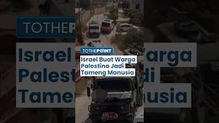 IDF Semakin Menjadi! Pria Palestina yang Terluka Dijadikan Tameng Manusia Diikat di Kap Mobil