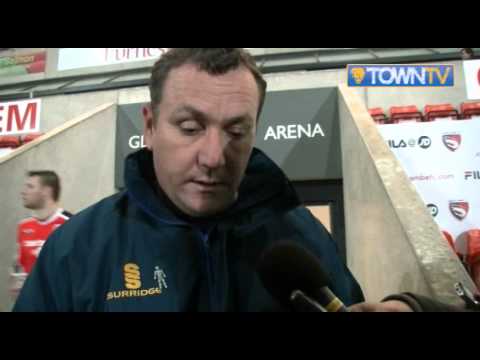 Micky Mellon post Morecambe away 14/15 - Town TV