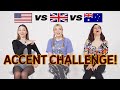 ONE Language THREE Accents UK Vs USA Vs AUS English