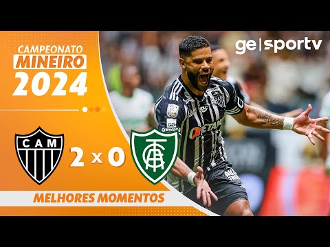 Gols e lances de Atlético Mineiro x América-MG