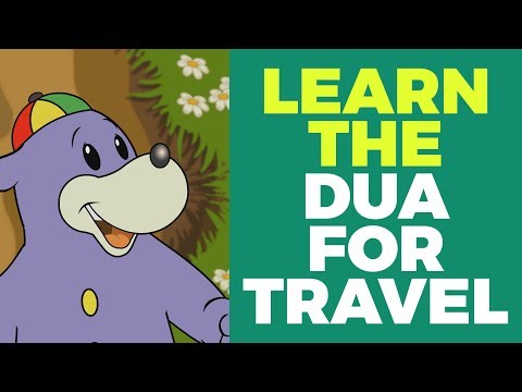 Dua For Travelling with Zaky - Muslim Cartoon