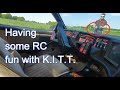 Having Some Fun With The Remote Controlled KITT Knight Rider Replica