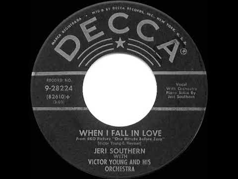 1st RECORDING OF: When I Fall In Love - Jeri Southern (1952)