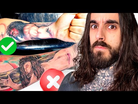 NO PODRÁS CREERTE estos TATUAJES de JESUCRISTO 😥