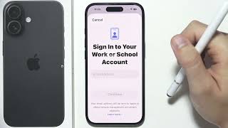iPhone 17: How to Add Work/School Profile/Account?
