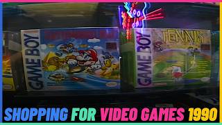 Shopping For Video Games In 1990