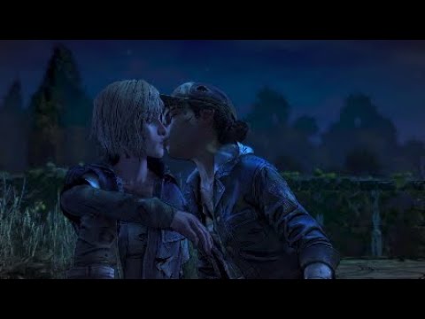 Clementine & Violet KISS Romance Scene The Walking Dead The Final Season Episode two