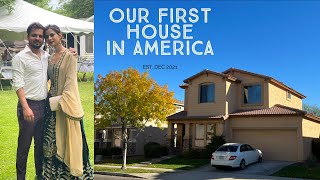 First House in America || Home Tour || INDIAN COUPLE IN USA