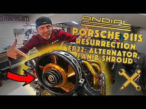 How to Install Alternator, Fan, & Engine Shroud on an Aircooled Porsche 911 , Projekt Airkult EP22