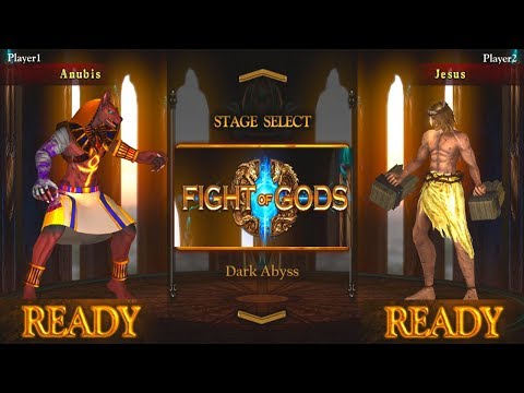 Fight of Gods - Anubis vs. Jesus in Dark Abyss!