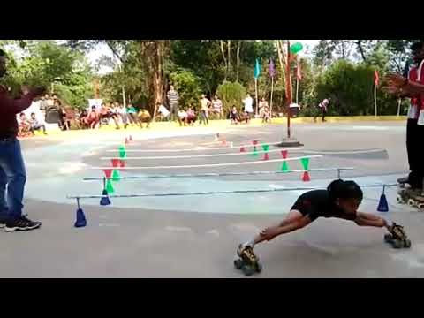 Lowest Limbo roller  skating👏👏👏