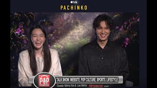 Pachinko Interview: Lee Minho funny moment with Minha Kim: \