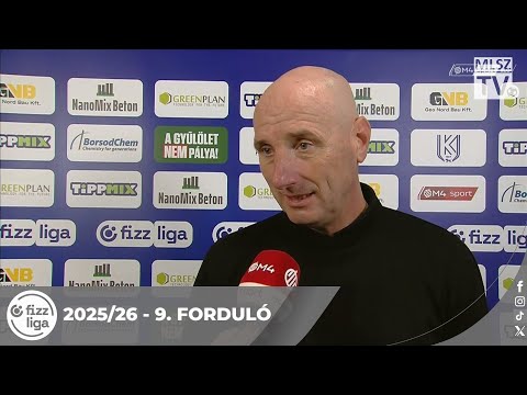 Edzői értékelések a Kolorcity Kazincbarcika SC – MTK Budapest mérkőzésen