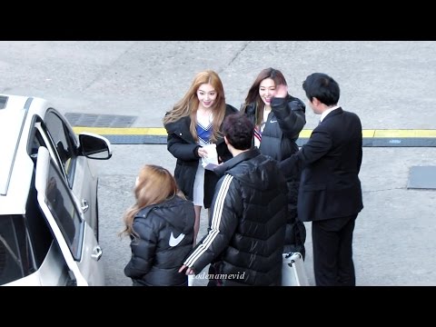 160110 프로농구 올스타전 퇴근길 - 레드벨벳