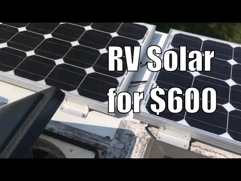 Simple RV Solar Charging Setup for $600