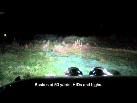 Rugged Ridge / HidX 7" HID offroad lights demo #2