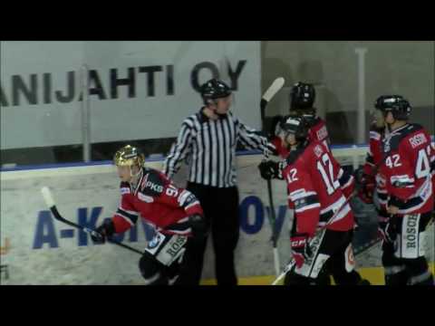 Jokipojat - Kiekko-Vantaa 4. puolivälierä maalikooste 20.3.2017